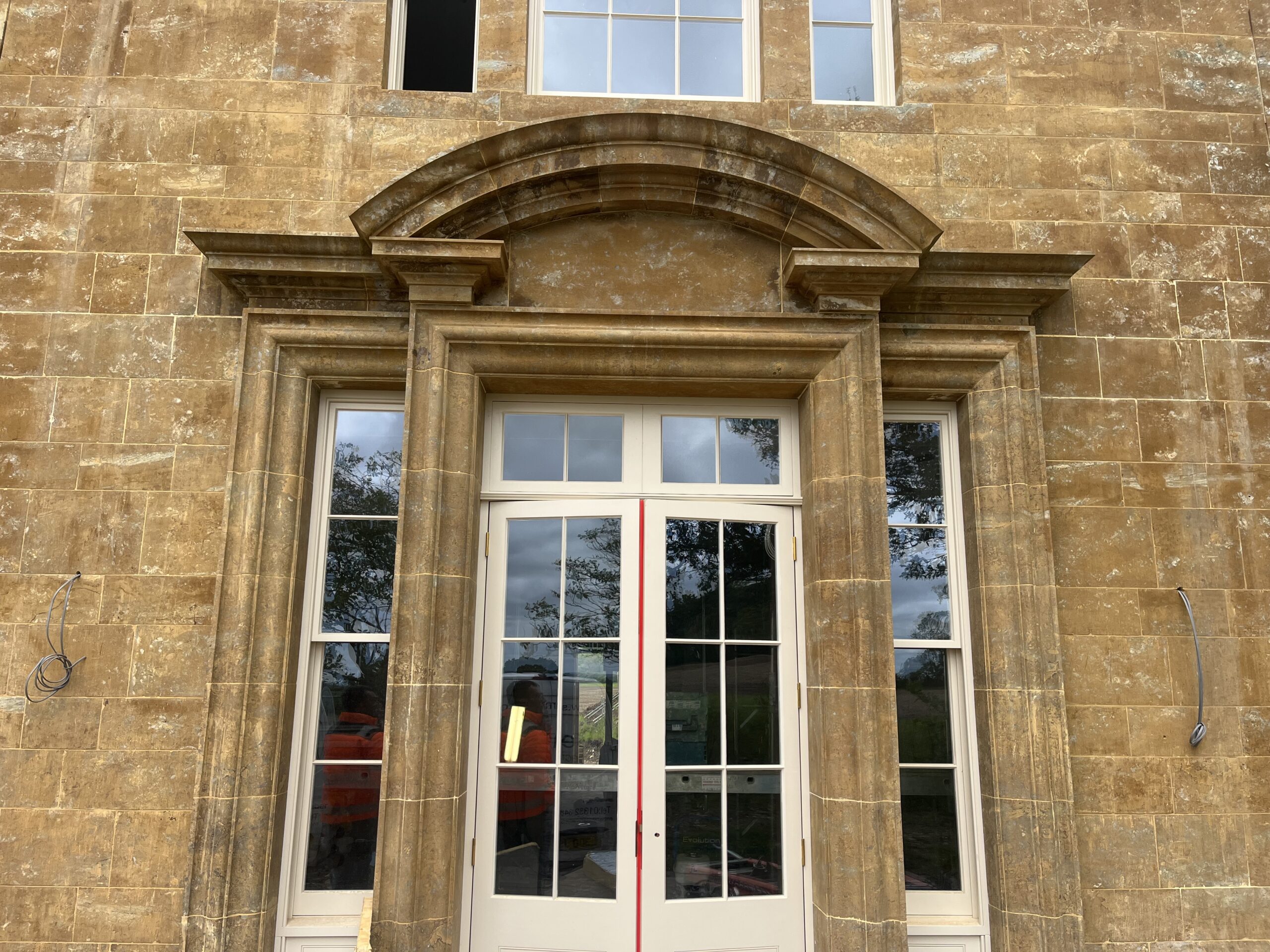 Ironstone stonemasonry door surround